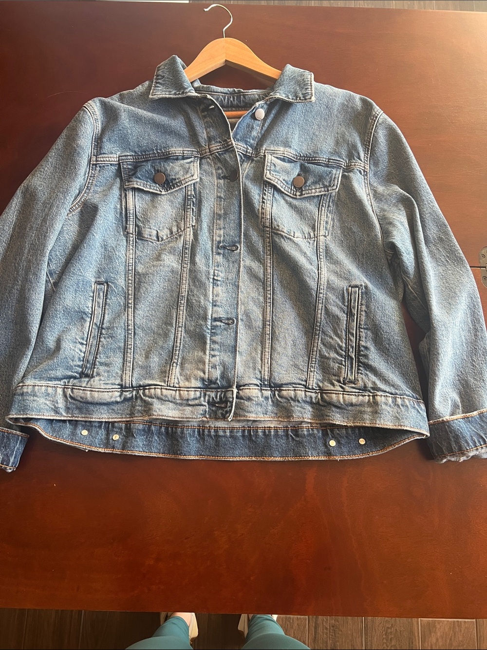 NWT a.n.a Light Blue Denim Jean Jacket